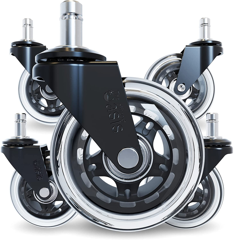 Caster Wheels Rollerblade Style (set Of 5), Safe For A