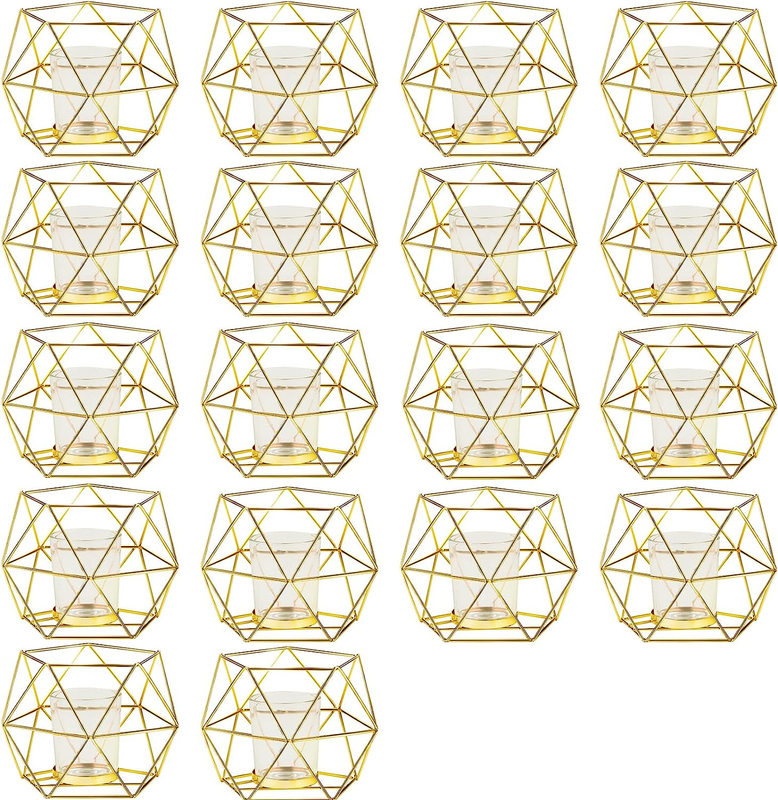 Geometric Candle Holder Wedding Votive Candle Stand Accent C