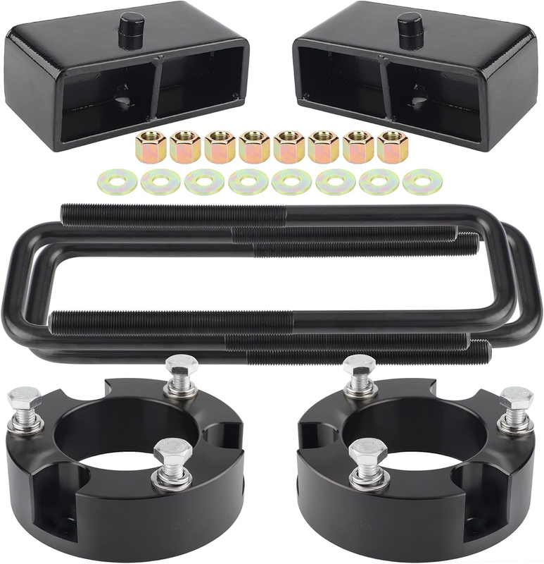 Leveling Lift Kit for 2005-2023 Tacoma 2WD 4WD 3'' Front Struct Spacers 2'' Rear