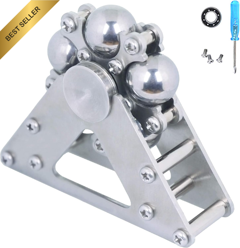 Ferris Wheel Fidget Spinner, Kinetic Desk Toys Spin with Stand, Metal Stainless