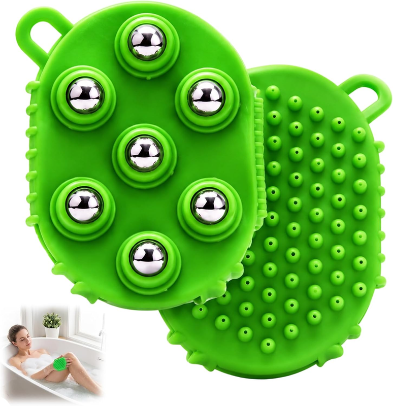Lymphatic Drainage, Exfoliating Glove, Lymphatic Massage Gloves for Muscle Tensi