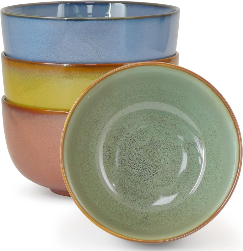 Dinnerware,Bowls Sets 30 Ounce Mixing Bowls Ramen Bowl Set 6 Inch Soup Bowls