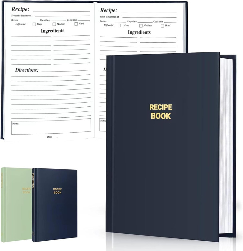 Perfect Blank Recipe Book - Recipe Book to Write in