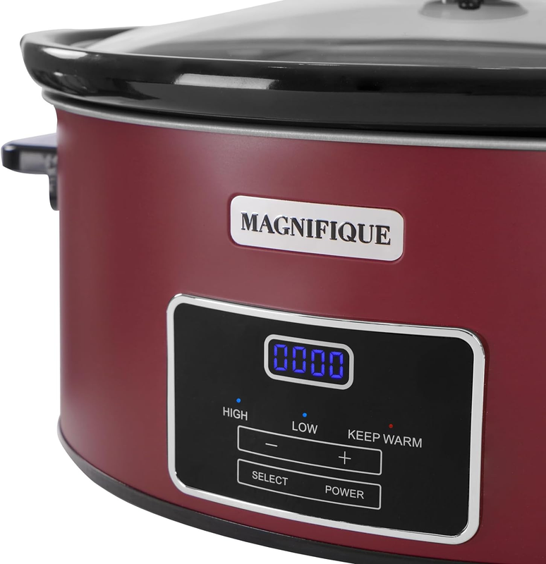 Magnifique 6 Quart Programmable Slow Cooker, Kitchen Appliances
