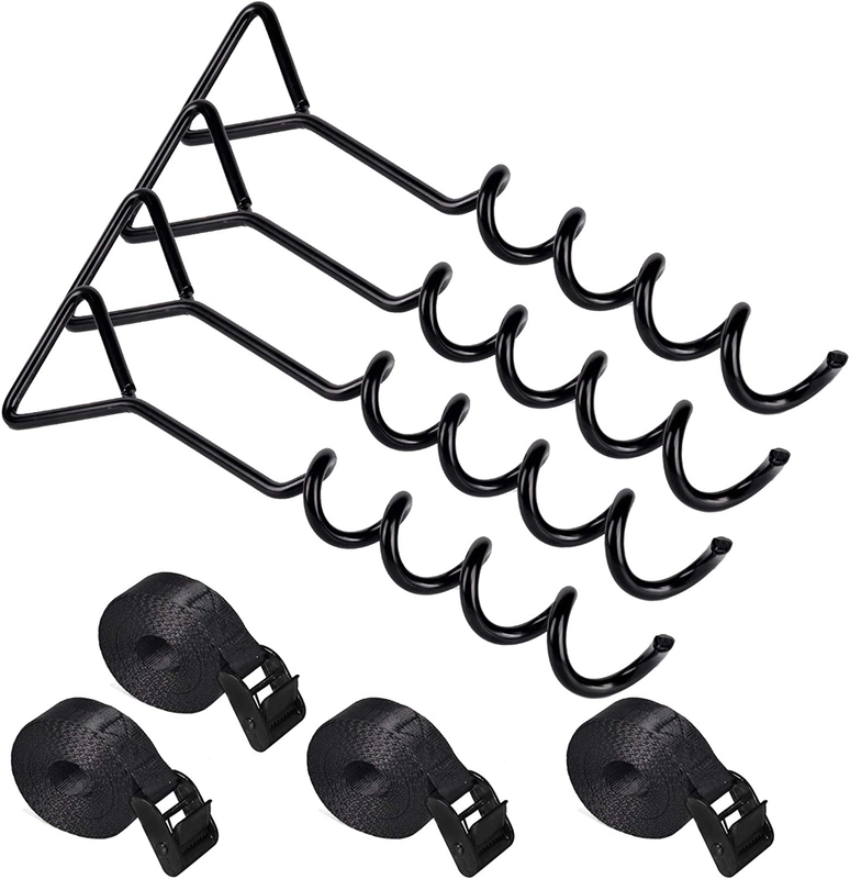 Trampoline Anchor Kit, Heavy Duty Tie down System with Spiral Ground Anchor Stak