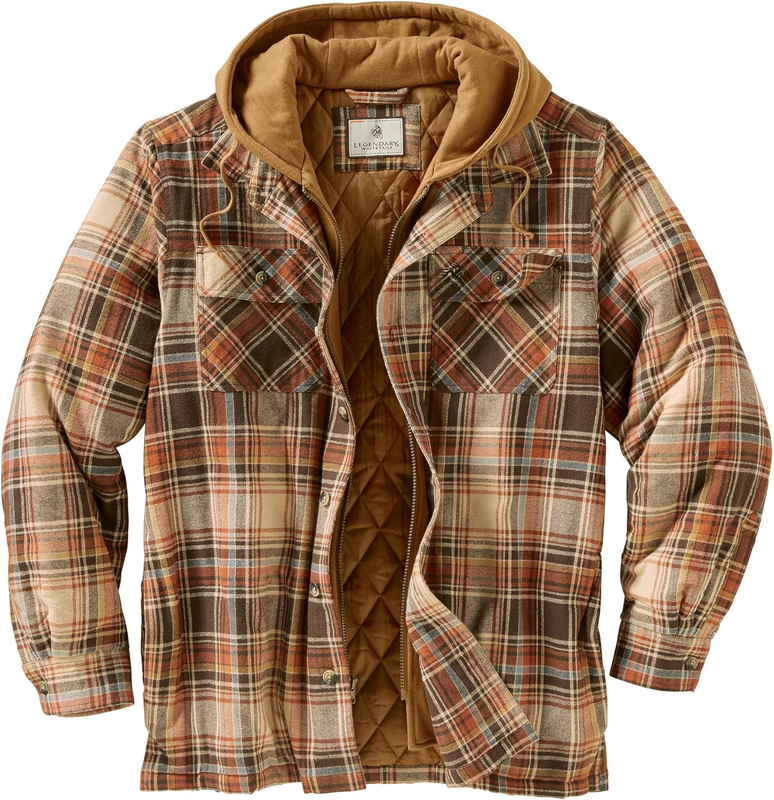 Legendary Whitetails mens Maplewood Hooded Shirt Jacket