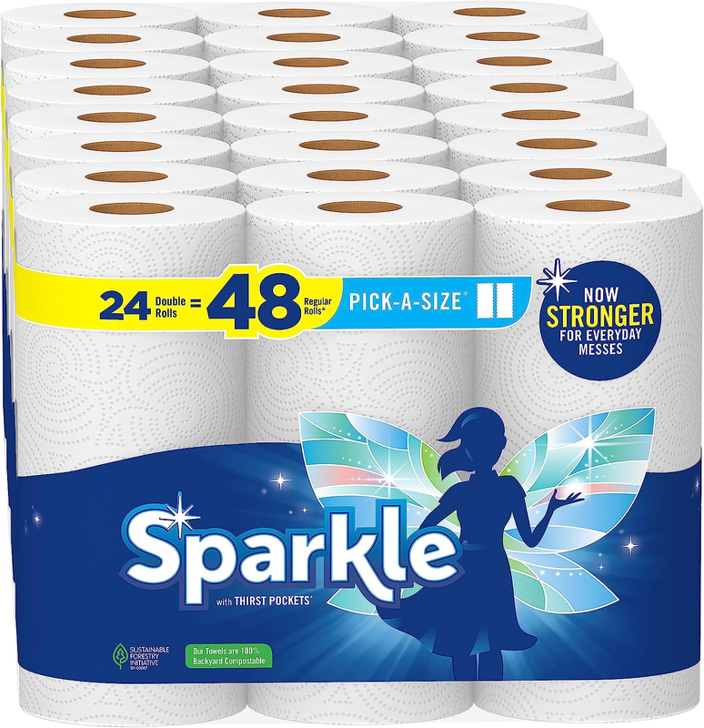S Bulk 24 Double Rolls = 48 Regular Rolls