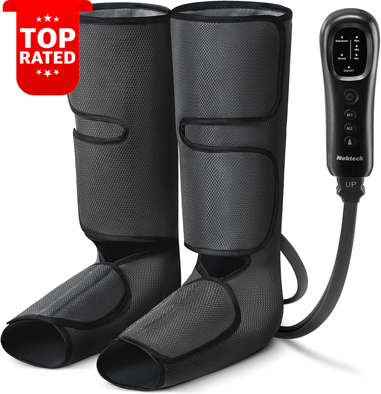 Leg Compression Massager Foot Therapy Circulation Relaxation Aid Wellness Device