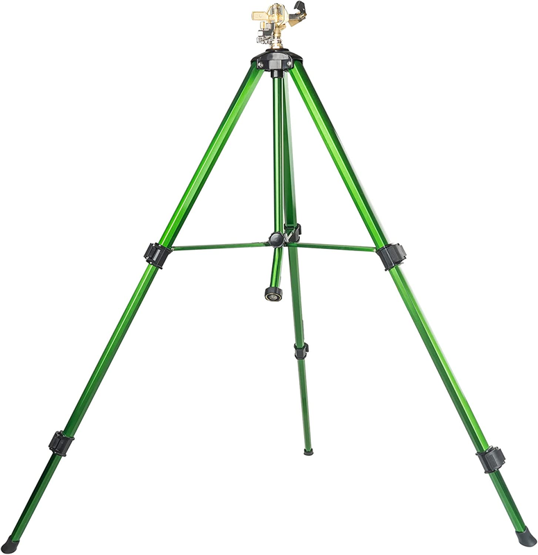 Impact Sprinkler on Tripod Base, Extra Tall Heavy Duty Tripod Sprinklers