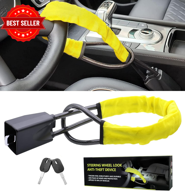Steering Wheel Lock Seat Belt Lock anti Theft Device Car Lock Car anti Theft Pre
