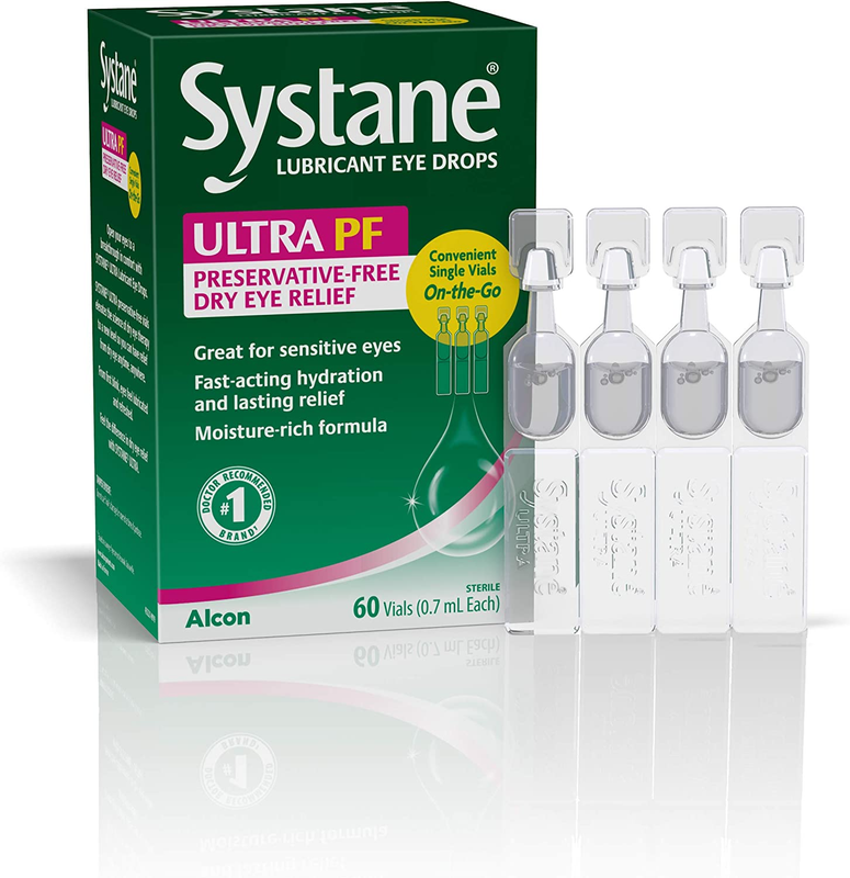 Ultra Lubricant Eye Drops, 60 Count (Pack of 1), (Packaging May Vary)