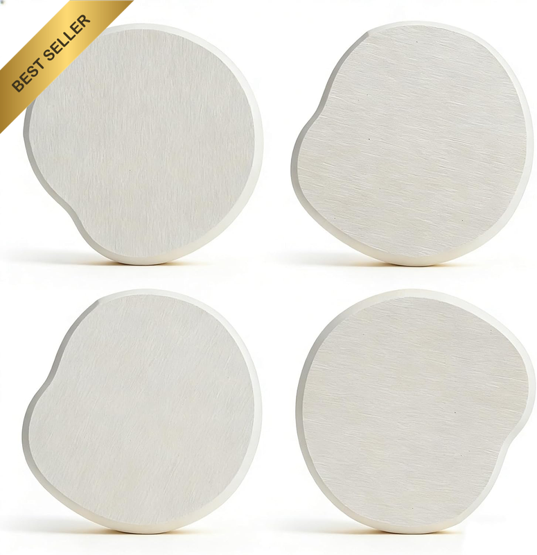 Coasters for Drinks Set of 4, Absorbent Drink Coasters with Quick-Dry Modern Sty