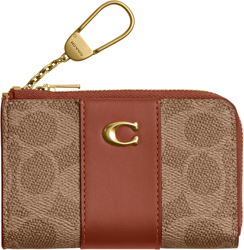Coach Coated Canvas Signature Essential L Zip Key Case