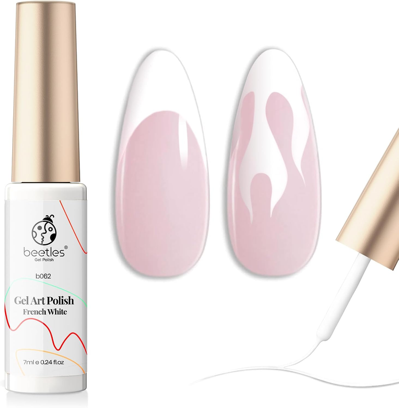 Swirl Nail Art Gel White Gel Liner Nail Polish White Nail Polish 1 pcs 7ml Class
