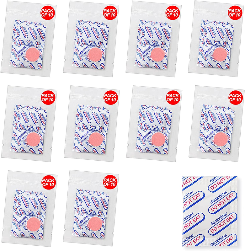 100 Packs 100CC Oxygen Absorbers (10 Packs of 10) ,Food Grad