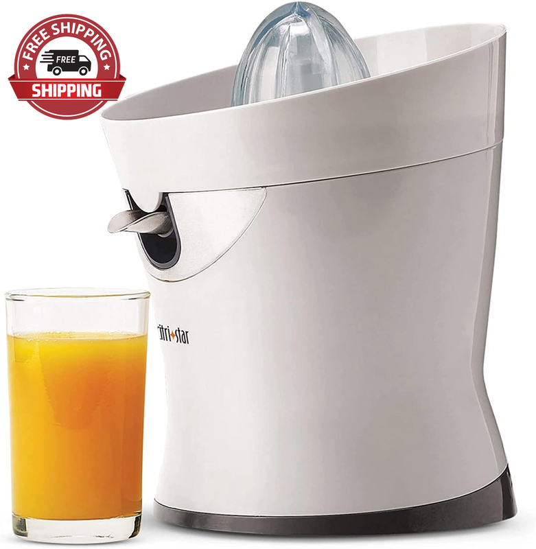 Citristar CS-1000 Citrus Juicer, Electric Juicer for Oranges and Lemons with Sta