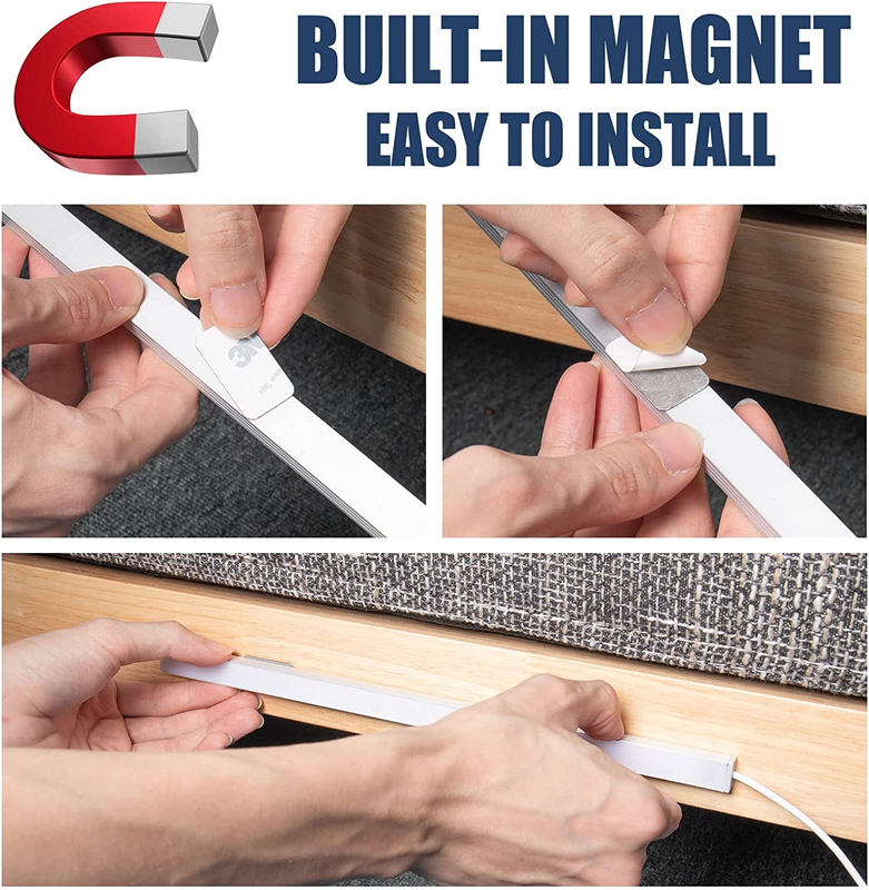 2Pack LED under Cabinet Light LED Light Bar with USB Powered Cabinet Lights