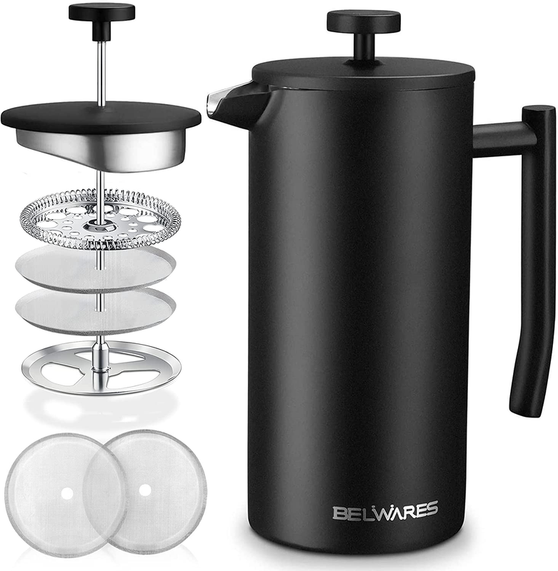Coffee Maker 50 Oz Insulated Coffee Press Stainless Steel 30