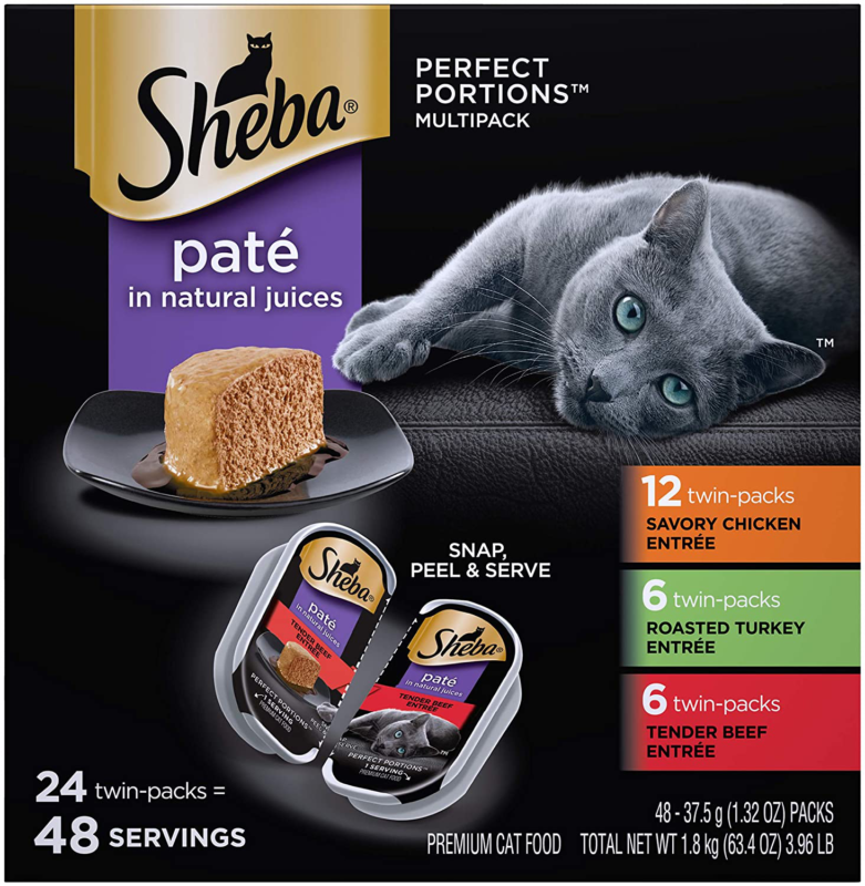 Sheba Perfect Portions of Pate Wet Cat ...