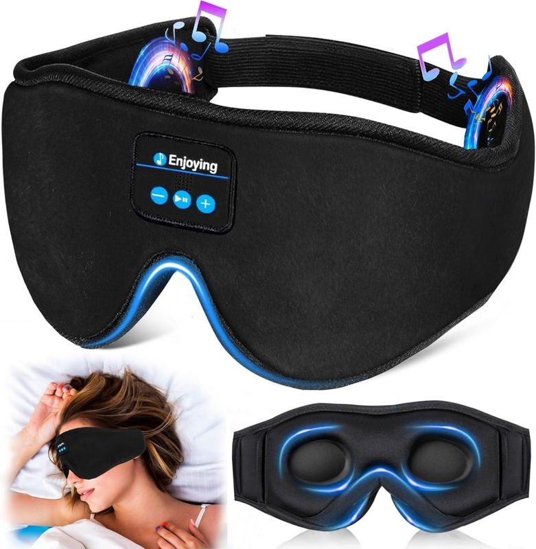 Sleep Mask with Bluetooth Headphones, Wireless Bluetooth Sleep Mask Headphones 3