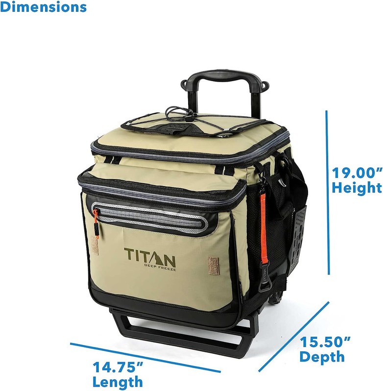 Enfriador Plegable con Ruedas con Carrito Todo Terreno
