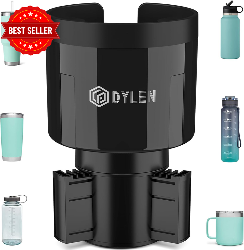 Car Cup Holder Expander, Cup Holder Extender Fits Bottles 7.1-10.5 CM
