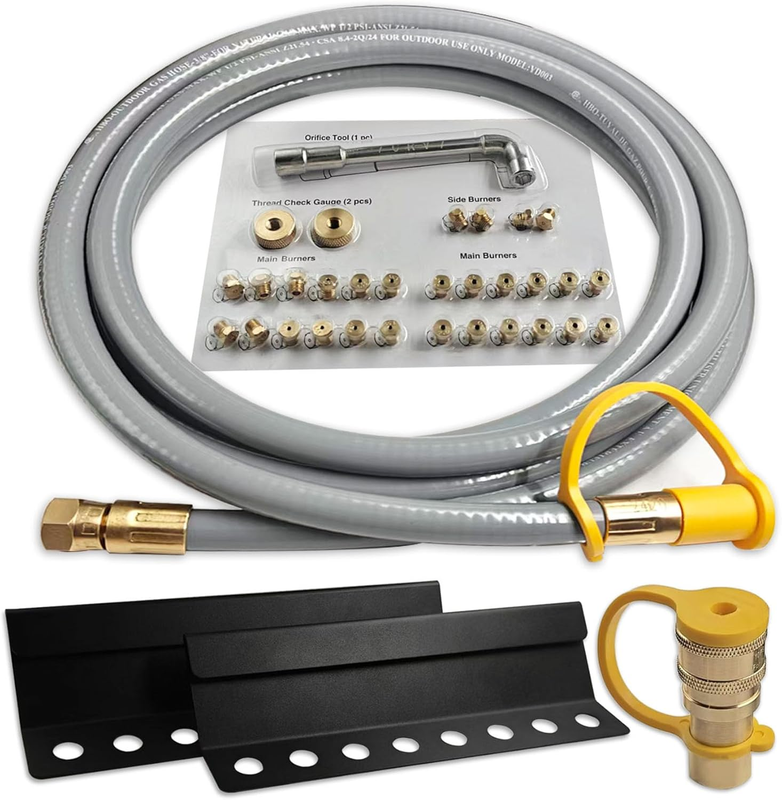 Natural Gas Conversion Kit for Blackstone 28 30 36 Inch Griddle 10 FT Hose