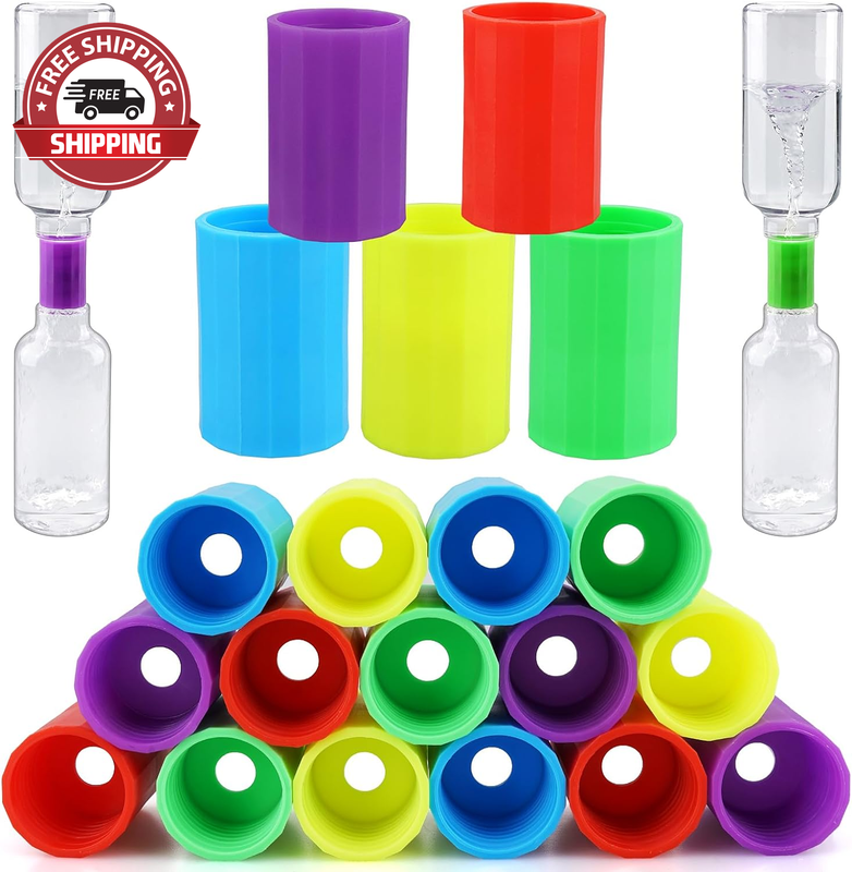 Tornado in a Bottle 20 Pcs Tornado Tube Bottle Connector Water Vortex Tornado Ma