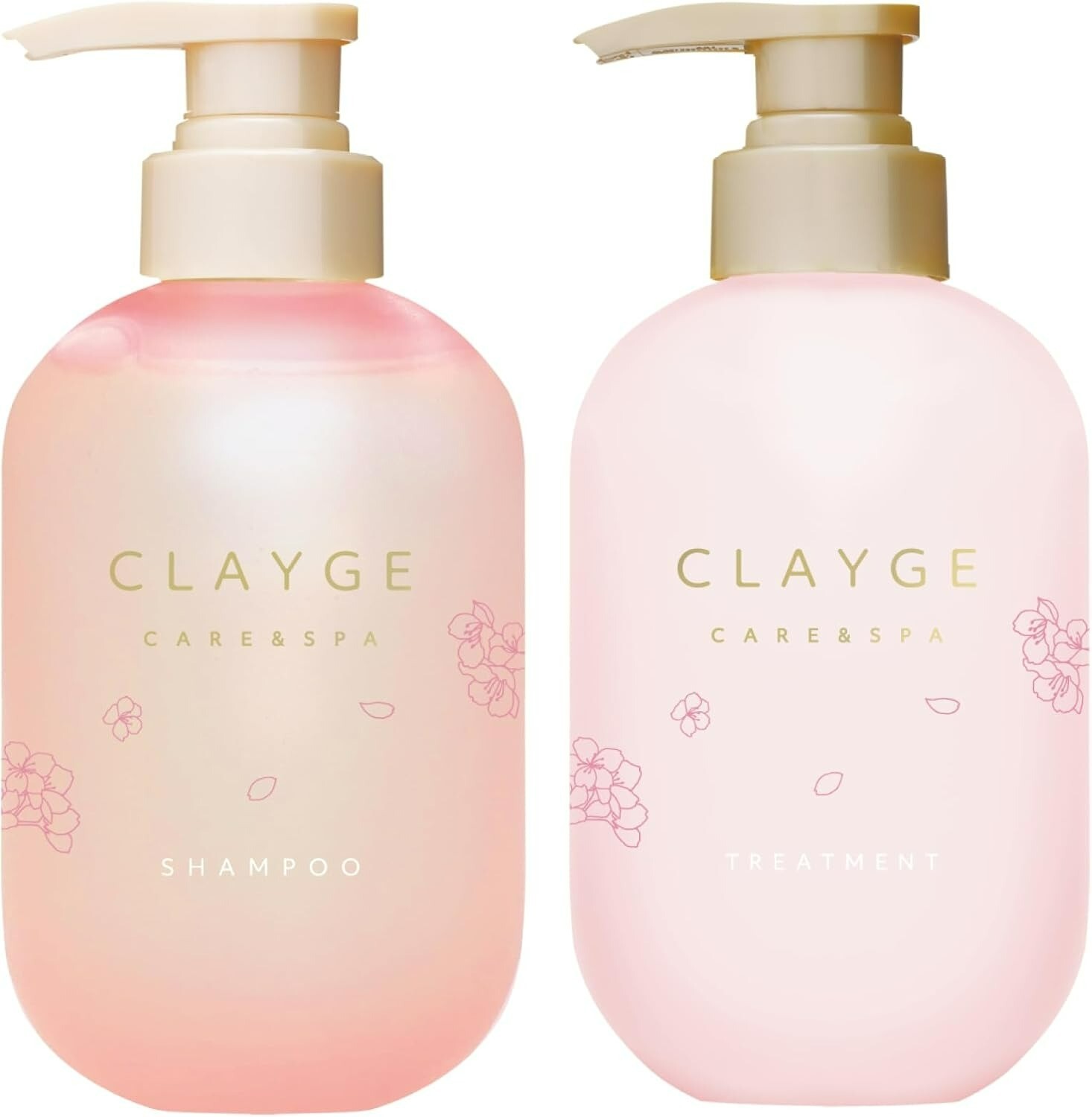 CLAYGE CARE & SPA Shampoo Treatment セット CLAYGE Shampoo and Treatment Set Limited Edition Sakura