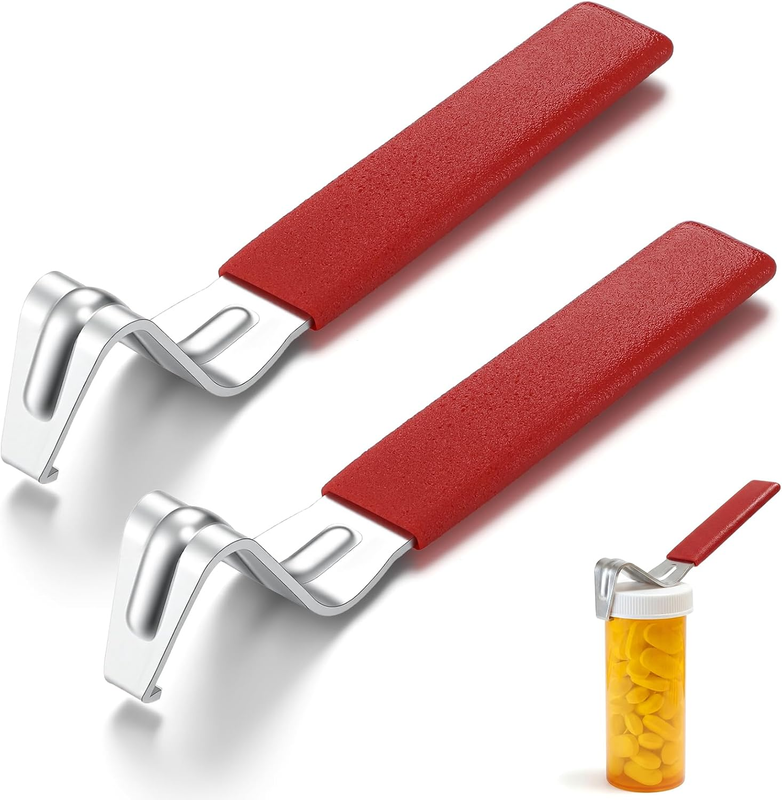 2 Pcs Red Vial Cap Remover Tool 6-1/2 Inch Length