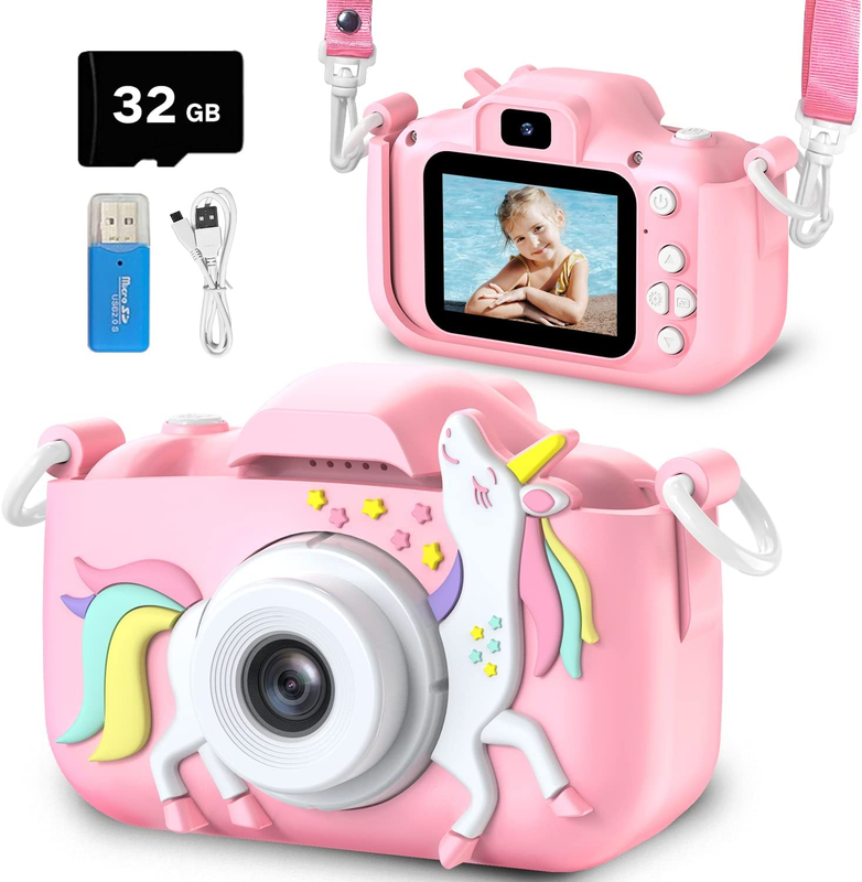 Kids Camera Toys for 3-8 Year Old Girls,Children Digital Video Camcorder Camera