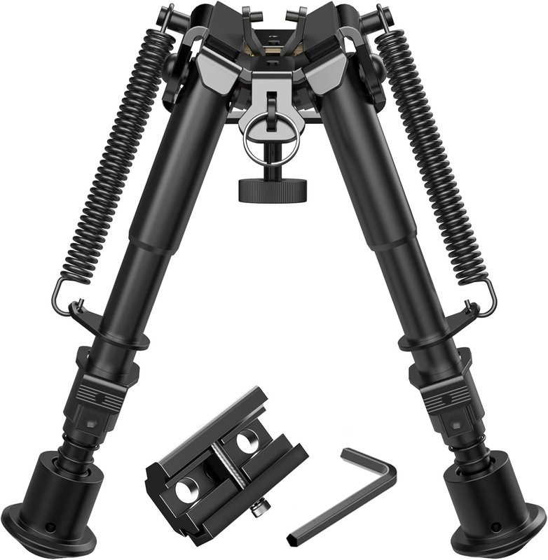 6-9 Inches Bipod for Rifle, Adjustable Bipod with Foldable Legs, Heavy Duty Tact