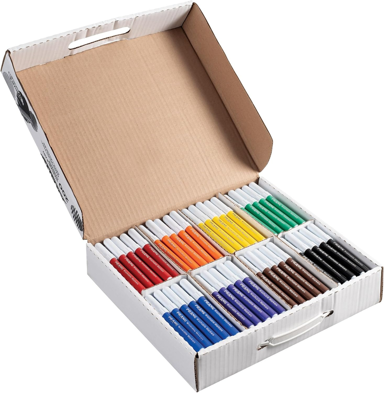 Classic Art Markers, Classroom Pack, Washable, Bullet Tip, Assorted Colors, 200