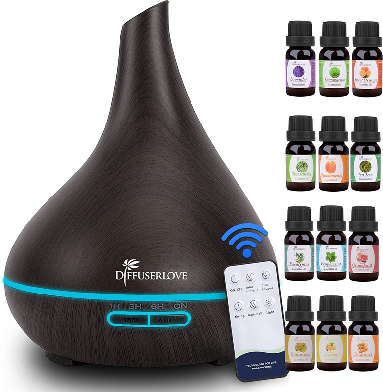 Diffuser With Adjustable Mist Mode Waterless Auto S