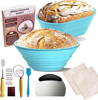 Banneton Bread Proofing Basket, Sourdough bule 