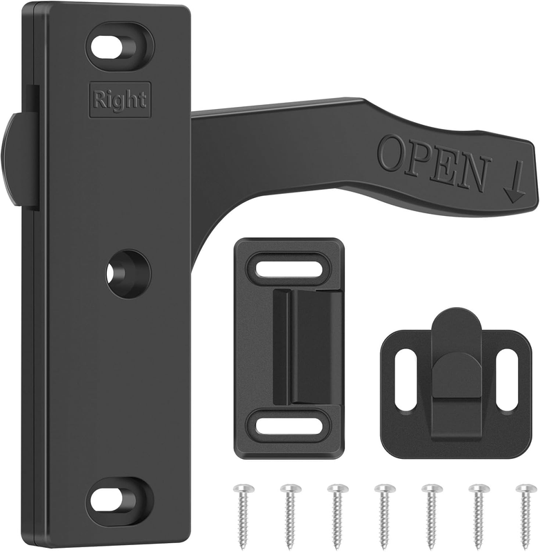 All Metal RV Screen Door Latch (Right Hand), Screen Door Handle Latch Replacemen