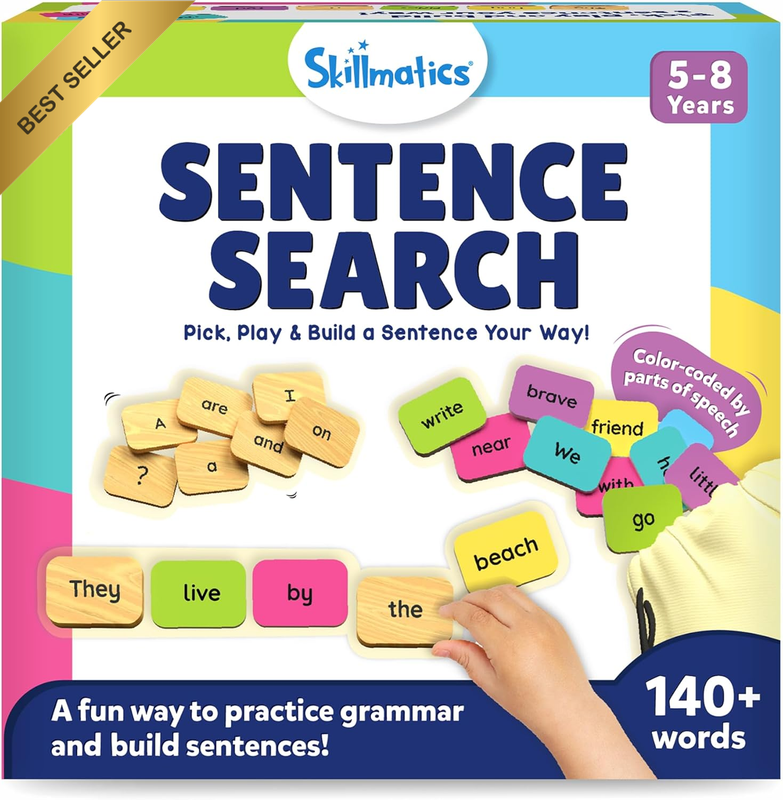 Sentence Search – Educational Board Game, Learning Toy for Kids