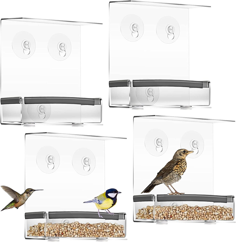 Suction Cup Bird Feeder For Window Bird House For Outs