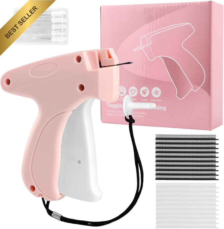 Mini Stitch Gun for Clothes – Quick Clothing Repair Kit with Needles & Micro Fas