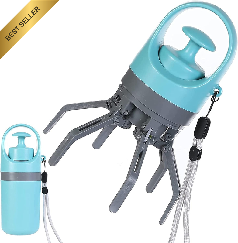 2-In-1 Pet Waste Picker, Pooper Scooper for Dogs, Portable Compact Pet Waste Cle