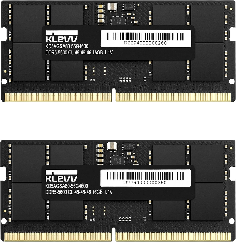 KLEVV DDR5 5600 32GB (2x16GB) メモリ Amazon | ESSENCORE KLEVV デスクトップPC用 メモリ DDR5 5600