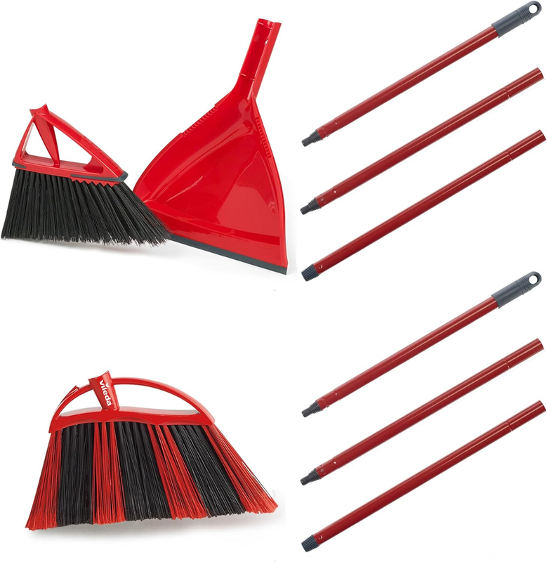 Oskar Broom with Dustpan and 1 One Sweep Broom | Indoor and Outdoor | Broom with
