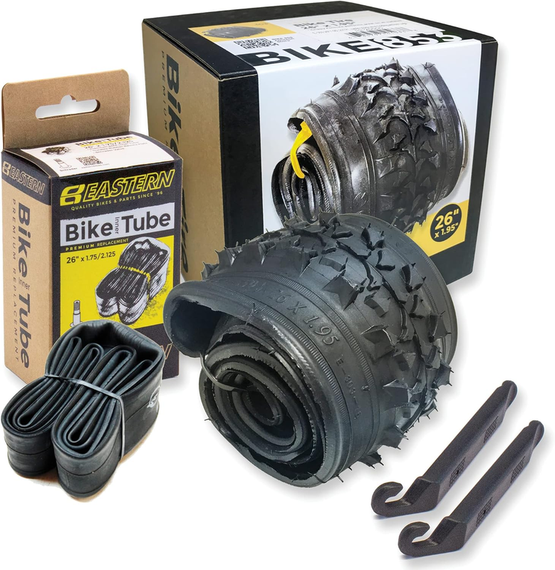 26 Inch Bike Tire Kit for Mountain Bike Tires 26 X 1.95 Incl