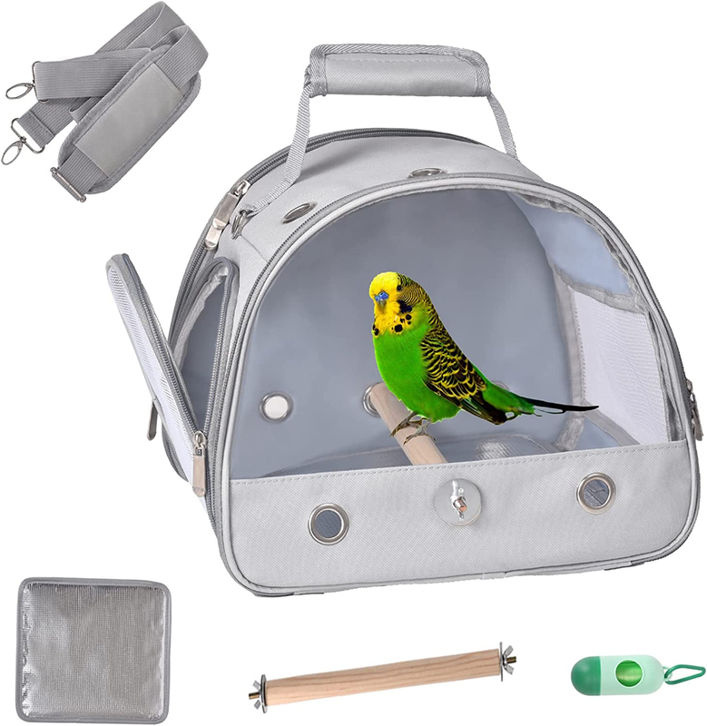 Carry Carrier Bag Portable Travel Pet Parrot Small Bird Cage