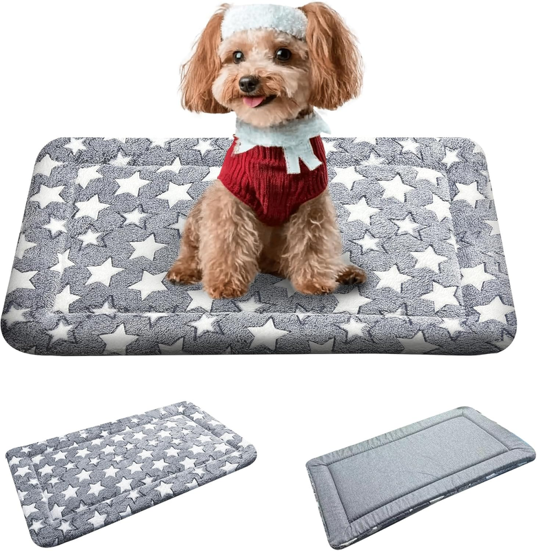  Reversible Dog Bed Mat  Soft, Durable, Machine Washable Crate...