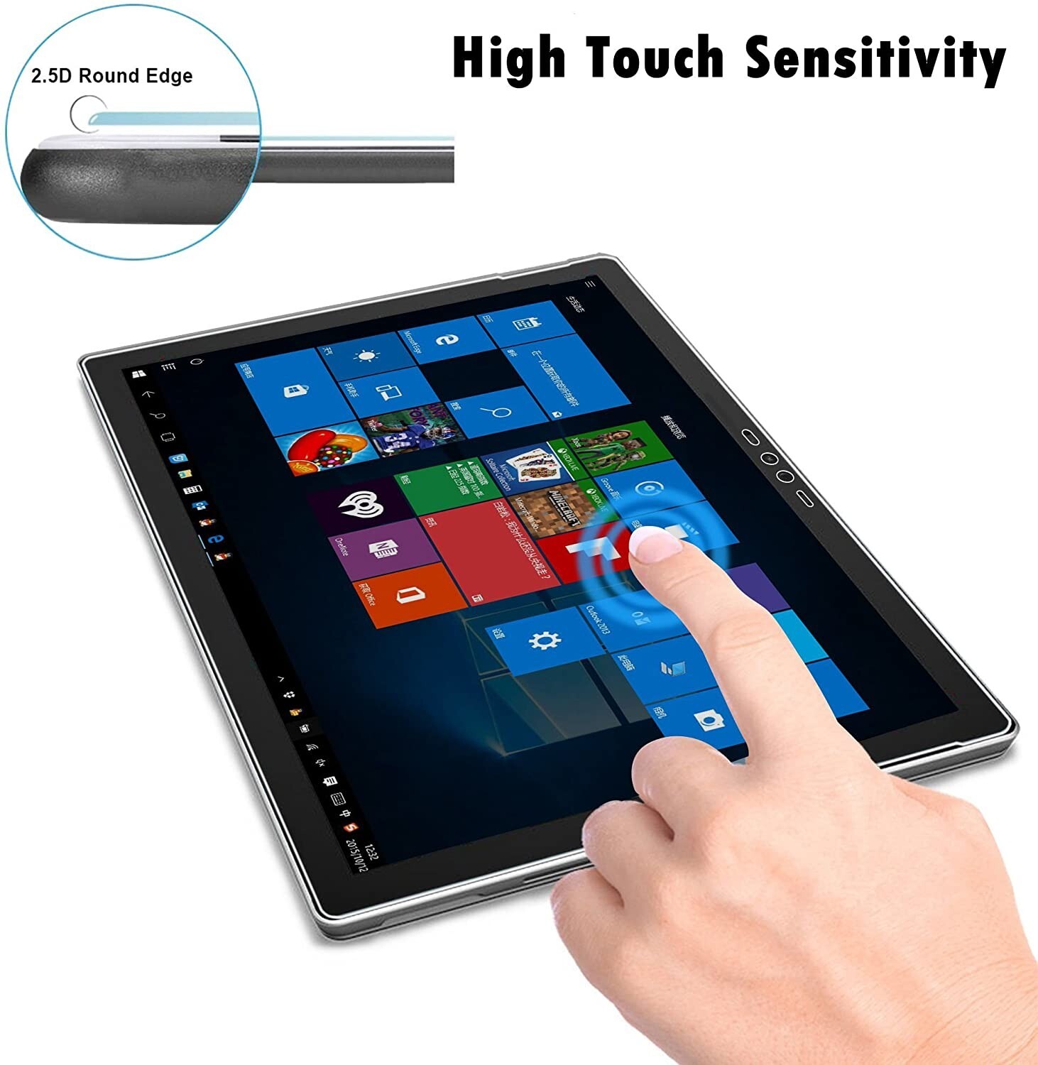 MEGOO Screen Protector Glass For (13.5" Microsoft Surface Pro)
