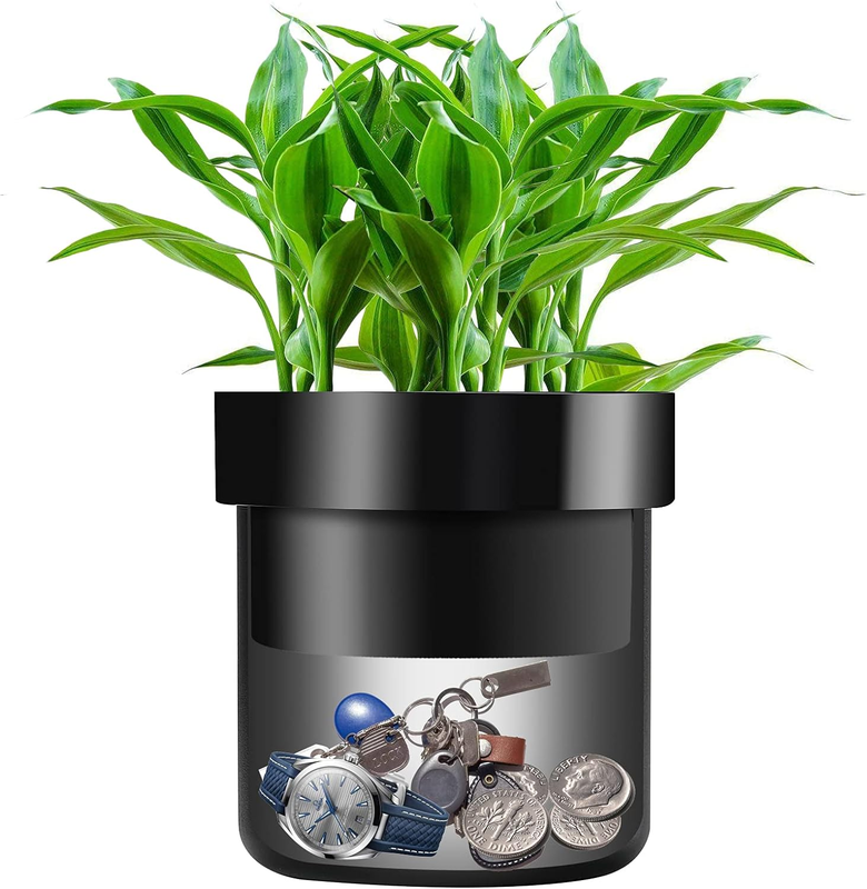 Flower Pot Diversion Safe Hidden Lock Box Key Lock Secret Storage Planter Secure