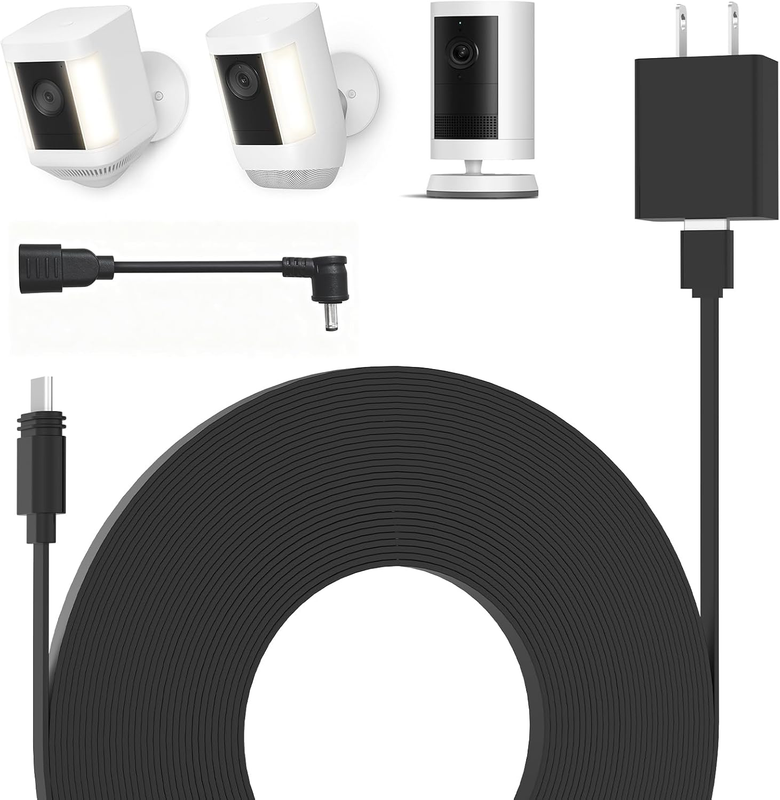 Power Adapter for Spotlight Cam Plus/Pro (Battery) and Spotlight Cam (Battery),