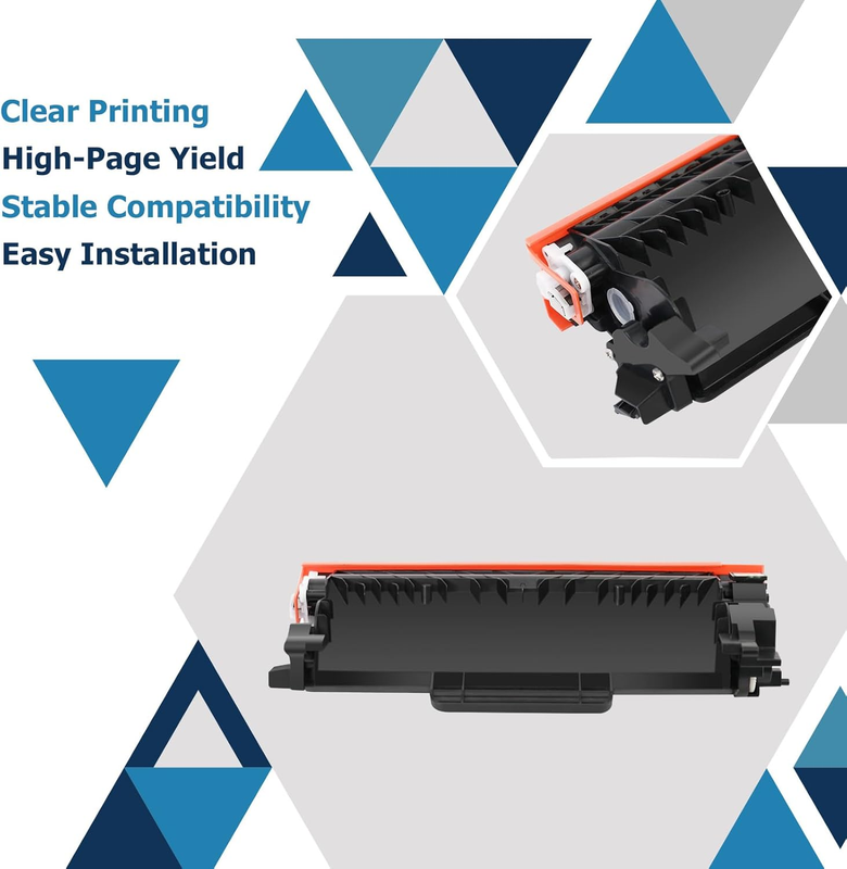 TN760 TN-760 TN-730 TN730 Toner Cartridge 2-Pack High-Yield Black Compatible for