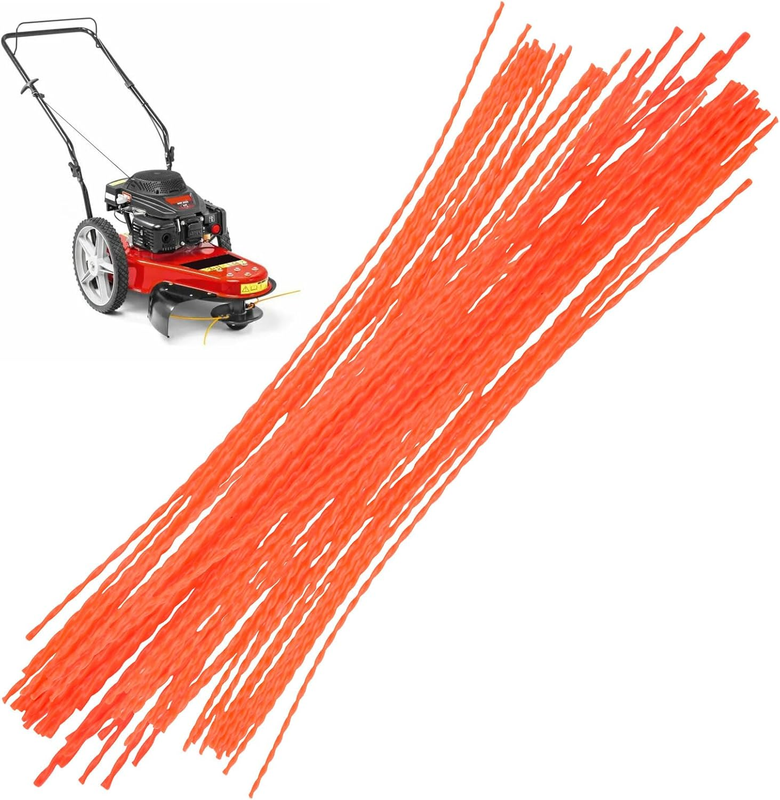 60 Pcs 21.25 Inch .155 Inch Trimmer Line for Toro Senix Bilt Earth-Quake Mower
